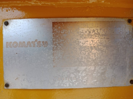 รถญี่ปุ่นเกรดA ขายถูก KOMATSU WA100-3 นำเข้าจากญี่ปุ่น โทร.090-986-2521 อ๊อบ