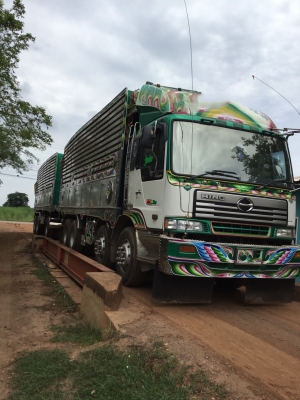 รถพ่วงแม่ลูก/ Hino ProFear 340/ วางเครื่อง DooSan=340 มีใบคุม แม่สิบสองล้อยาว 7.30M x 2.50M ลูกสามเพ รถพ่วงแม่ลูก/ Hino ProFear 340/ วางเครื่อง DooSan=340 มีใบคุม แม่สิบสองล้อยาว 7.30M x 2.50M ลูกสามเพ