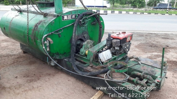 ขาย แทงค์สเปรย์ยางมะตอย ฉีดพ่น ติดรถบรรทุก 6 ล้อ พร้อมเครื่องยนต์ YANMAR 11 แรง ดีเซล เ ก่าญี่ปุ่น พ