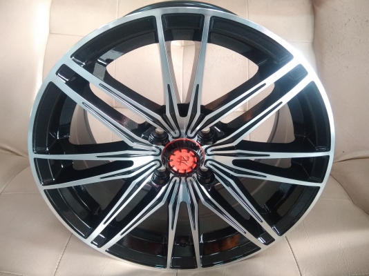 แม็กใหม่ดำหน้าเงา ขอบ 15 ราคา 7900 พร้อมยางใหม่ไทย 12900 บาท