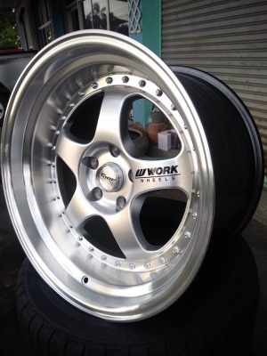 แม็กใหม่ s1 ขอบ 18 ใส่รถ 5 รู 114 ราคา 13500 บาท พร้อมยางใหม่ 19900 บาท