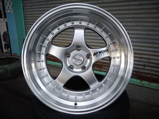 แม็กใหม่ s1 ขอบ 18 ใส่รถ 5 รู 114 ราคา 13500 บาท พร้อมยางใหม่ 19900 บาท