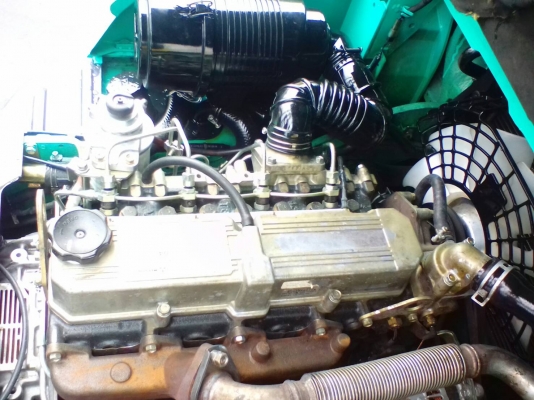 Mitsubishi รุ่นใหม่ล่าสุด ขนาด3ตัน เสาสูง3เมตร อุปกรณ์ไซค์ซิฟ เกียร์ออร์โต้ เครื่องยนต์ดีเซลS4S ยางตันใหม่4เส้น