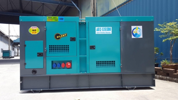 เครื่องปั่นไฟนำเข้า รุ่น ASHITA AG7-125SBG 100kva