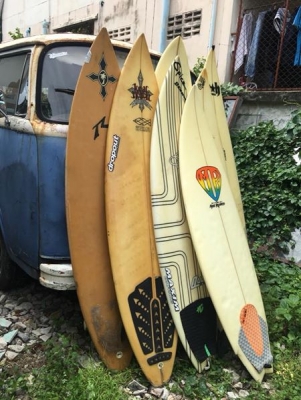 ขายกระดานโต้คลื่น Surfbord มือสอง JAPAN มี 7 แผ่น ขายกระดานโต้คลื่น Surfbord มือสอง JAPAN มี 7 แผ่น