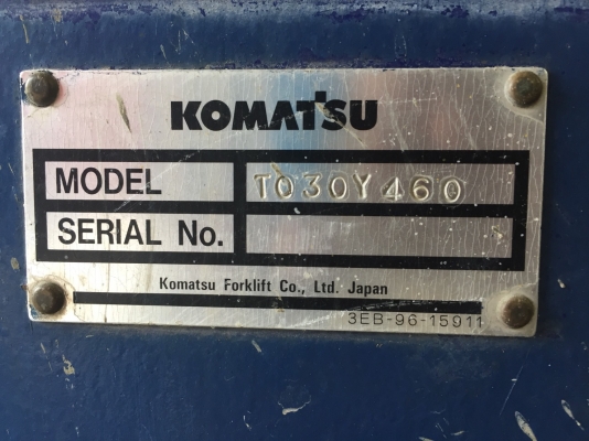 ขายด่วน รถฟอร์คลิฟต์ 3ตัน ยกได้ 6 เมตร. สภาพดี พร้อมใช้. เอกสารพร้อม. ติดต่อ. 0910617179