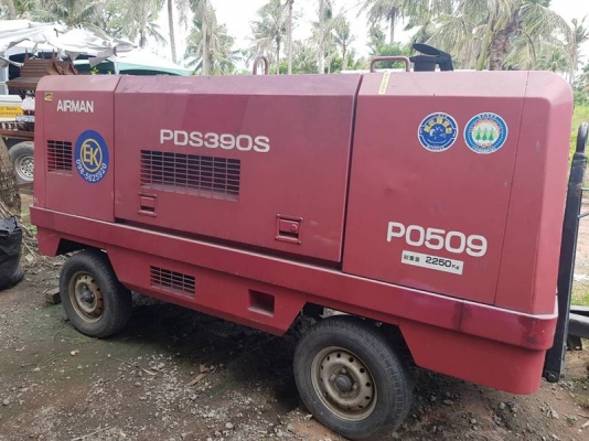 PDS390S - เครื่องปั๊มลม Airman ขนาด 7 บาร์ 390cfm. เครื่องยนต์ Isuzu by OEK 098-5625920