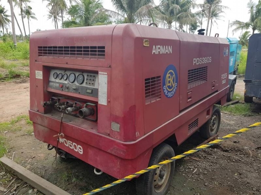 PDS390S - เครื่องปั๊มลม Airman ขนาด 7 บาร์ 390cfm. เครื่องยนต์ Isuzu by OEK 098-5625920