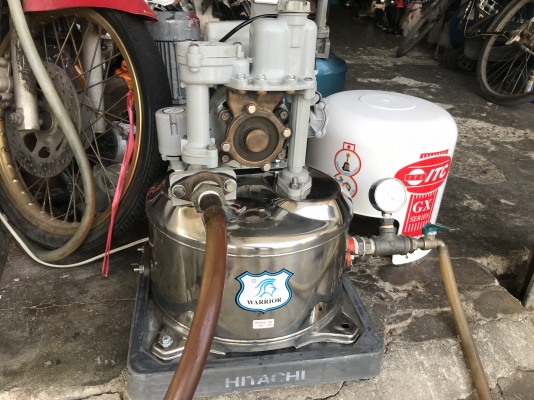 ขายปั๊มน้ำอัตโนมัติ ITC(Hitachi) 180W สภาพสวยมาก เบิกถังสแตนเลส+ฝาครอบของใหม่ใส่ให้ครับ ตรวจเช็คแรงดันเรียบร้อย ไม่มีรั่วซึม พร้อมใช้งาน ราคา 3,500 บาทพร้อมส่ง