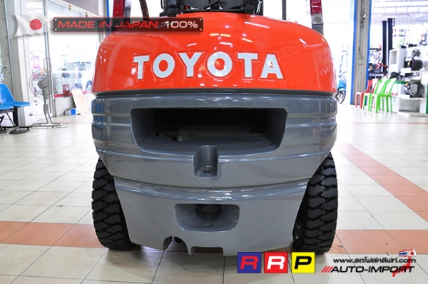 ขายรถโฟล์คลิฟท์มือสอง TOYOTA รุ่น 6FG25-16274 นำเข้าจากประเทศญี่ปุ่น 100\% ไม่เคยใช้งานในไทย ขายรถโฟล์คลิฟท์มือสอง TOYOTA รุ่น 6FG25-16274 นำเข้าจากประเทศญี่ปุ่น 100\% ไม่เคยใช้งานในไทย
