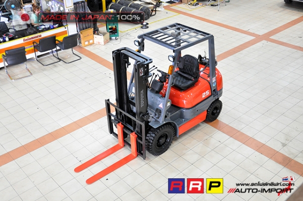 ขายรถโฟล์คลิฟท์มือสอง TOYOTA รุ่น 6FG25-16274 นำเข้าจากประเทศญี่ปุ่น 100\% ไม่เคยใช้งานในไทย ขายรถโฟล์คลิฟท์มือสอง TOYOTA รุ่น 6FG25-16274 นำเข้าจากประเทศญี่ปุ่น 100\% ไม่เคยใช้งานในไทย