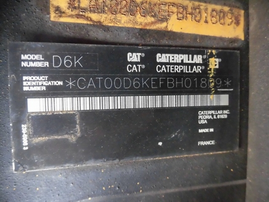 Caterpillar D6K รถแทรคเตอร์ มือสองญี่ปุ่น โทร. 080-6565422 (หนิง)