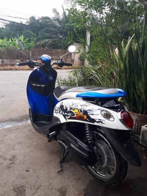 Fino เกย์เดียว สีดำน้ำเงินขาว รถสวย ขับนิ่มมากๆ พร้อมใช้ ขายอย่างถูก Fino เกย์เดียว สีดำน้ำเงินขาว รถสวย ขับนิ่มมากๆ พร้อมใช้ ขายอย่างถูก