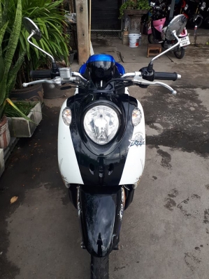 Fino เกย์เดียว สีดำน้ำเงินขาว รถสวย ขับนิ่มมากๆ พร้อมใช้ ขายอย่างถูก Fino เกย์เดียว สีดำน้ำเงินขาว รถสวย ขับนิ่มมากๆ พร้อมใช้ ขายอย่างถูก