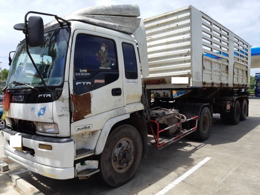 ขาย6ล้อหัวลากFTR33 200แรง ปี49 พร้อมหาง 2เพลา ปี53 ขาย6ล้อหัวลากFTR33 200แรง ปี49 พร้อมหาง 2เพลา ปี53