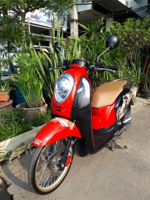 All New Honda Scoopy i ปี 2557 สีดำแดง ลาย Monkey DO รถสวยมาก หัวฉีดรุ่นใหม่ All New Honda Scoopy i ปี 2557 สีดำแดง ลาย Monkey DO รถสวยมาก หัวฉีดรุ่นใหม่