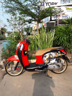 All New Honda Scoopy i ปี 2557 สีดำแดง ลาย Monkey DO รถสวยมาก หัวฉีดรุ่นใหม่ All New Honda Scoopy i ปี 2557 สีดำแดง ลาย Monkey DO รถสวยมาก หัวฉีดรุ่นใหม่