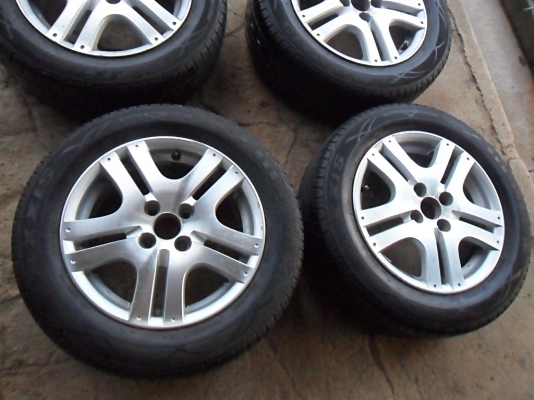 แม็กขอบ15 เอนไกแท้ 4รู100 พร้อมยางปี15 ดอกok