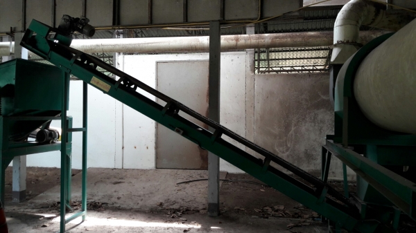 สายพานลำเลียง มอเตอร์ 1 แรงม้า กว้าง 16 นิ้ว ยาว 5 เมตร