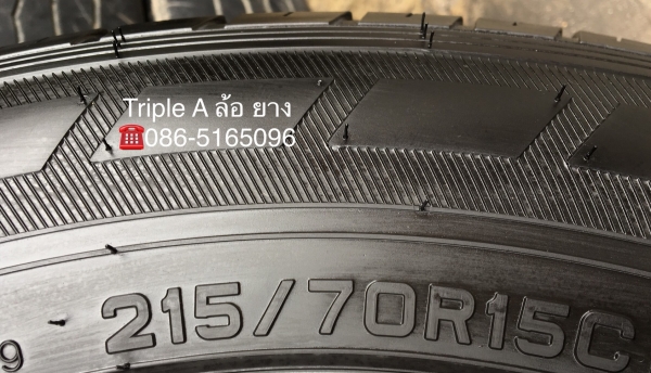ยางป้ายแดง Dunlop 215-70-15 ปี 18 ยางป้ายแดง Dunlop 215-70-15 ปี 18