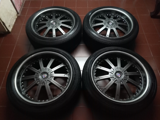 ล้อแม็กซ์ขอบ 20 งานไทย 6 รู 139 พร้อมยาง Michelin Latitude Sport