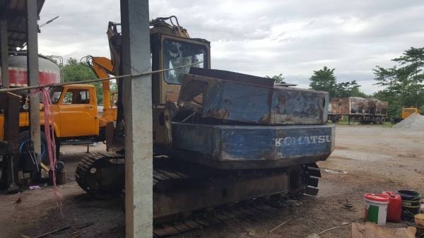 ขาย แบคโฮ KOMATSU PC120-3 เครื่อง 6BD1 ปั้มดี ช่วงล่าง 70\%