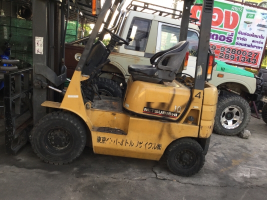 อาร์ ซี เอช โฟรคลิฟท์ ขาย มิซู 1 ตัน เสา 3 เมตร ติดตั้งฮิ้ง