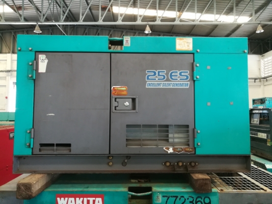 ขายเครื่องปั่นไฟเก่าญี่ปุ่น DCA-25ESI 061-4194021 ภู