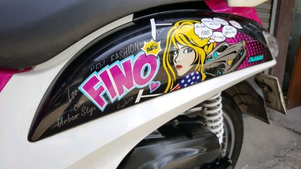 ขออนุญาตขาย YAMAHA FINO 115 NEW รุ่นใหม่ สตาร์ทมือ ลาย FASHION ฟรีค่าโอน
