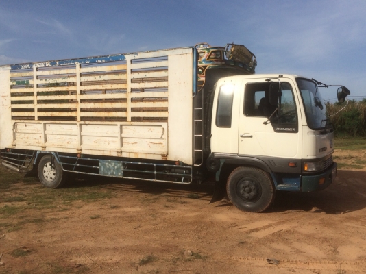 ขายรถหกล้อคอกเหล็ก HINO เครื่อง 210 แรงเทอร์โบ ยาว 5 เมตร มีรีวิวเครื่อง 450,000