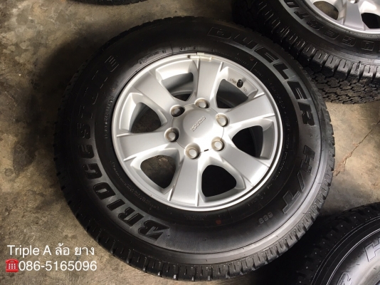 แม็กป้ายแดง ISUZU D-Max Blue Power ขอบ 16 พร้อมยาง Bridgestone 245-70-16 ปลายปี 16 ดอกเต็มๆ
