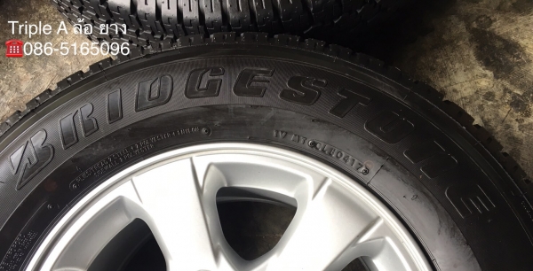 แม็กป้ายแดง ISUZU D-MAX Blue Power ขอบ 16 พร้อมยางป้ายแดง Bridgestone 245-70-16 ปี 17