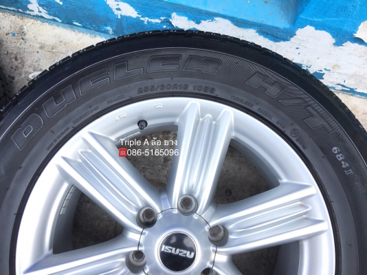 แม็ก ISUZU D-MAX BLUE POWER ขอบ 18 พร้อมยาง Bridgestone ปลายปี 16