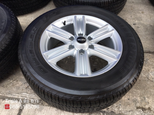 แม็ก ISUZU D-MAX BLUE POWER ขอบ 18 พร้อมยาง Bridgestone ปลายปี 16