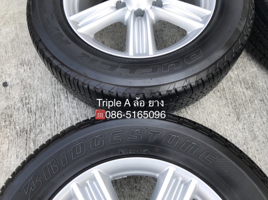 แม็ก ISUZU D-MAX BLUE POWER ขอบ 18 พร้อมยาง Bridgestone 255-60-18 ปี 16 ดอกหนาปึก