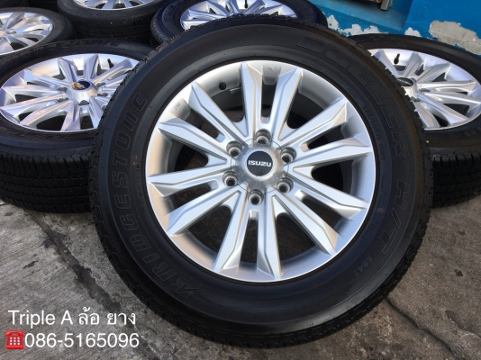 ล้อแม็กป้ายแดง NEW ISUZU D-MAX Blue Power ขอบ 18 รุ่นใหม่ล่าสุด พร้อมยางป้ายแดง 255-60-18 Bridgestone ปี 18