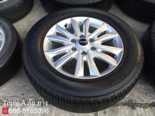 ล้อแม็กป้ายแดง NEW ISUZU D-MAX Blue Power ขอบ 18 รุ่นใหม่ล่าสุด พร้อมยางป้ายแดง 255-60-18 Bridgestone ปี 18
