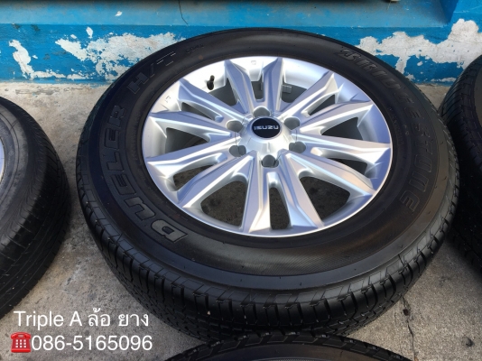 ล้อแม็กป้ายแดง NEW ISUZU D-MAX Blue Power ขอบ 18 รุ่นใหม่ล่าสุด พร้อมยางป้ายแดง 255-60-18 Bridgestone ปี 18