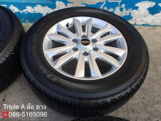 ล้อแม็กป้ายแดง NEW ISUZU D-MAX Blue Power ขอบ 18 รุ่นใหม่ล่าสุด พร้อมยางป้ายแดง 255-60-18 Bridgestone ปี 18