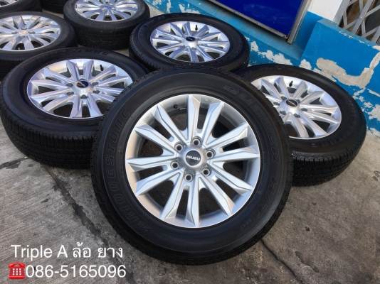 ล้อแม็กป้ายแดง NEW ISUZU D-MAX Blue Power ขอบ 18 รุ่นใหม่ล่าสุด พร้อมยางป้ายแดง 255-60-18 Bridgestone ปี 18