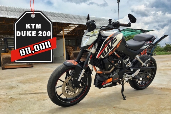 ktm duke 200 ปี12 ถูกๆแบ่งกันใช้ครับ