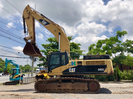 ขายแม็คโคร CATERPILLAR 345 C ปี 2006 บุ้งกี๋ขนาด 3 คิวพร้อมใช้งาน นำเข้าจากต่างประเทศ ติดต่อ 063-9316985 ID LINE : 0639316985 ครับ