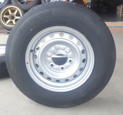 ขายล้อกะทะขอบ15 6รู139 ยาง195R15 ปี4516 4 ล้อ ขายล้อกะทะขอบ15 6รู139 ยาง195R15 ปี4516 4 ล้อ