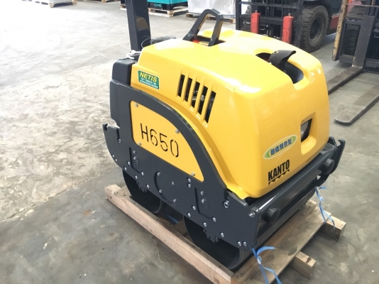 KANTO H650KS : รถบดสั่นสะเทือน แบบเตินตาม ขนาด 650kg. นำเข้าจากญี่ปุ่น โทร. 080-6565422 (หนิง)