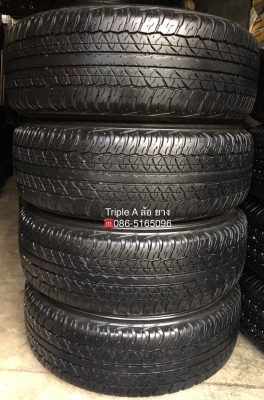 ล้อแม็ก Mitsu New Triton Plus ขอบ17 พร้อมยาง 245-65-17 Dunlop ปลายปี14