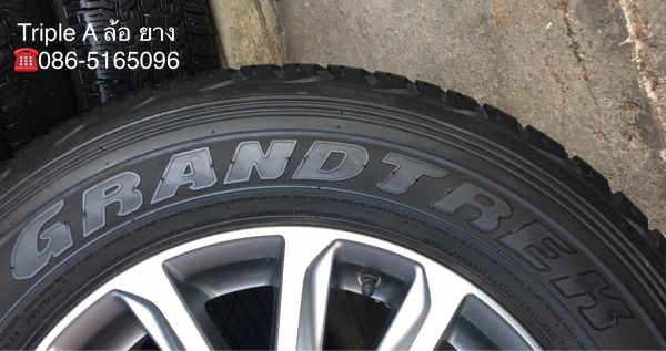 ล้อแม็ก Mitsu New Triton Plus ขอบ17 พร้อมยาง 245-65-17 Dunlop ปลายปี14