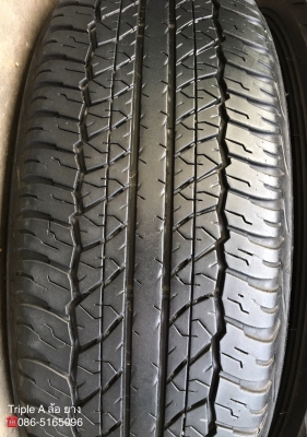 ล้อแม็ก Mitsu New Triton Plus 6รู139 ขอบ17  พร้อมยาง Dunlop 245-65-17 ปลายปี14