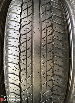 ล้อแม็ก Mitsu New Triton Plus 6รู139 ขอบ17  พร้อมยาง Dunlop 245-65-17 ปลายปี14