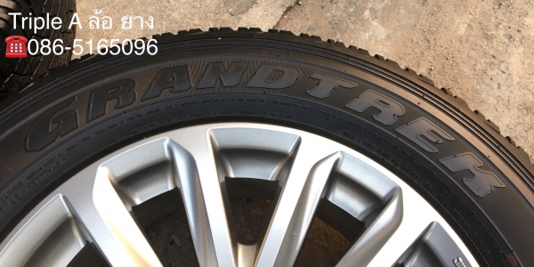 ล้อแม็ก Mitsu New Triton Plus 6รู139 ขอบ17  พร้อมยาง Dunlop 245-65-17 ปลายปี14