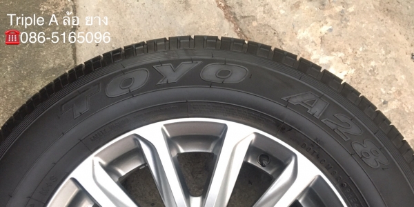 แม็ก Mitsu New Triton Plus ขอบ17 พร้อมยาง 245-65-17 ปลายปี 16 ตุ่มยังอยู่